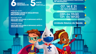 Vacinao contra a Covid-19 para crianas!