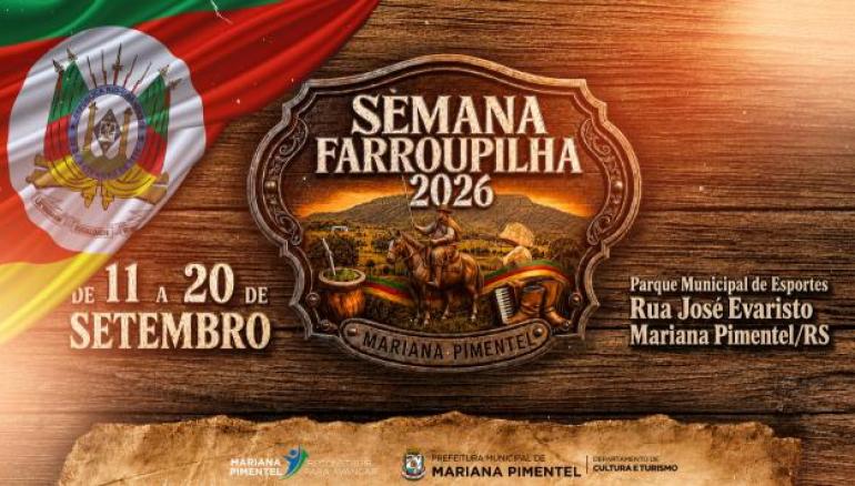 VEM A�... SEMANA FARROUPILHA 2026!