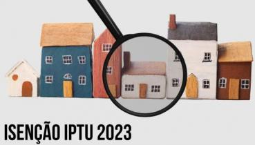 Isenção do IPTU para 2023