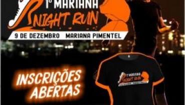 Mariana Night Run 2023 confirmada para dezembro abre inscrições para o primeiro evento esportivo de corrida de rua, em Mariana Pimentel