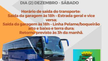 Setor de Transportes de Mariana Pimentel confirma linha de ônibus para o Mariana Em Festa 2023